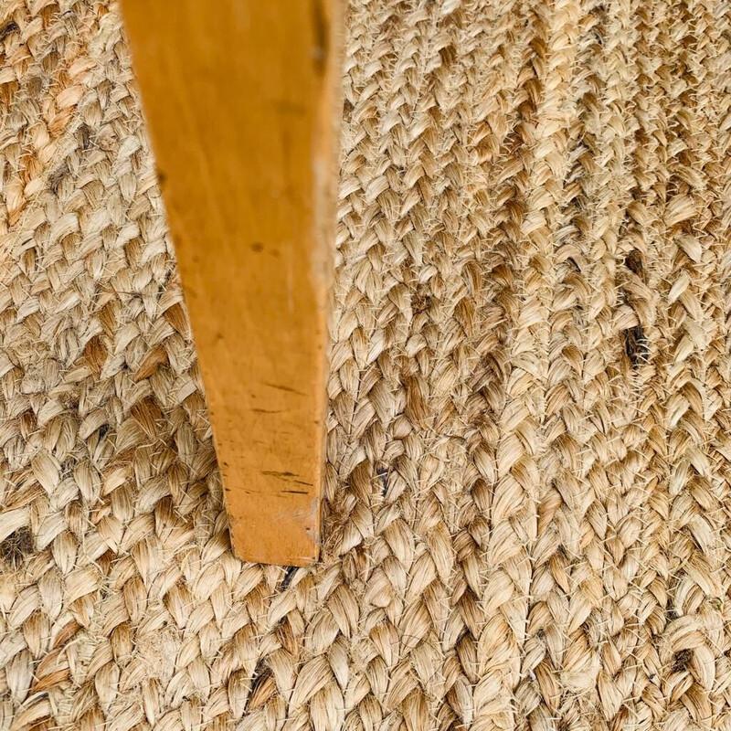 Paire de chaises vintage en bois et métal par Thibault Desombre pour Ligne Roset, France 1960