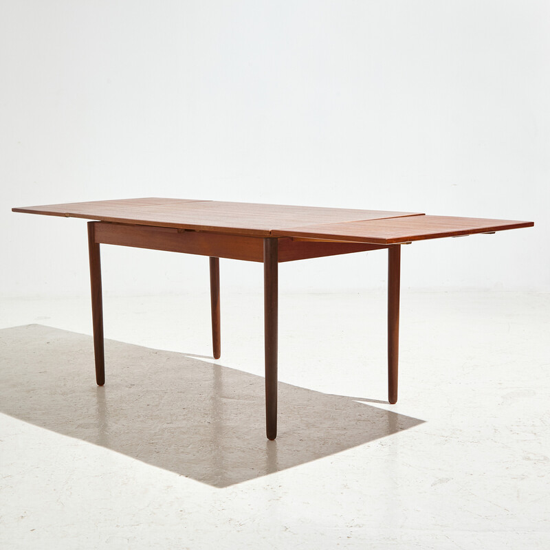 Vintage extendable teak table, Denmark 1960