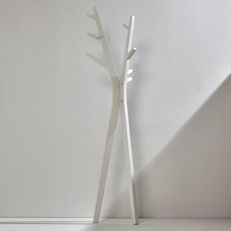 Vintage wooden coat rack by Alberto Sala for Progetti, Italy 2000