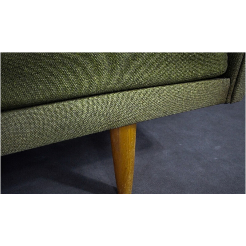 Danish green 3 seater sofa  - 1960s