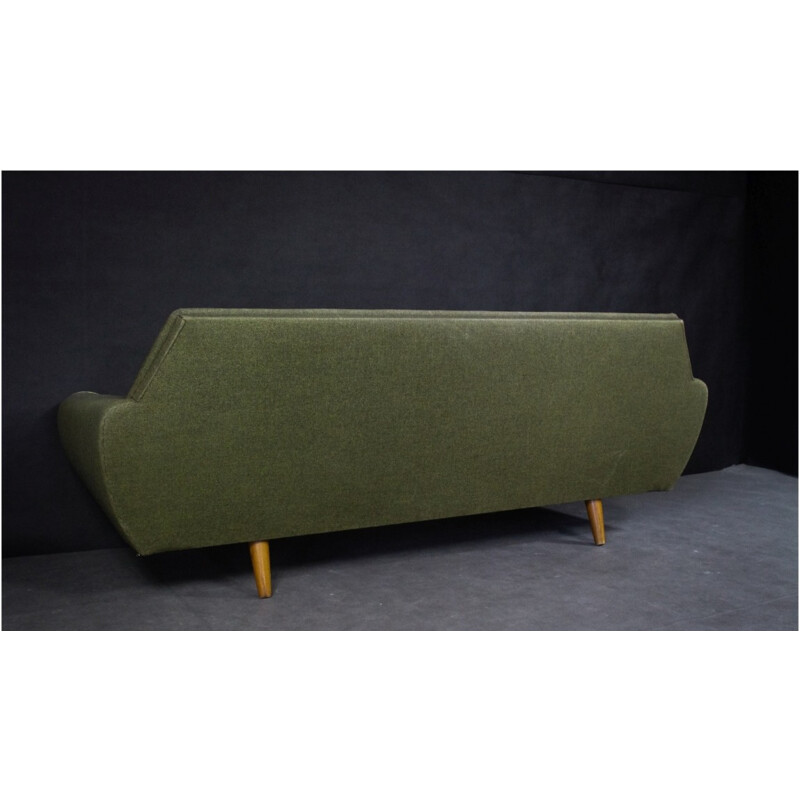 Danish green 3 seater sofa  - 1960s