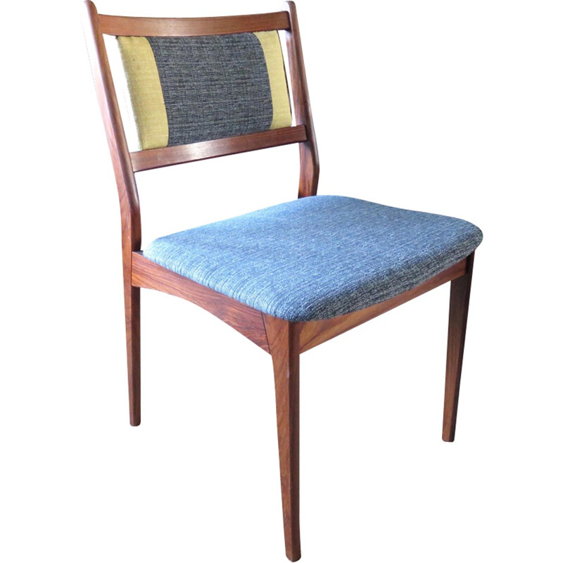 Set van 4 massief palissander stoelen, Denemarken - 1960