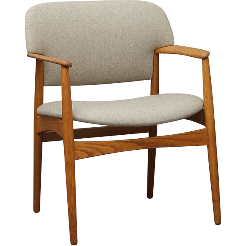 Pair of oakwood chairs by A. B. Madsen and E. Larsen - 1950s