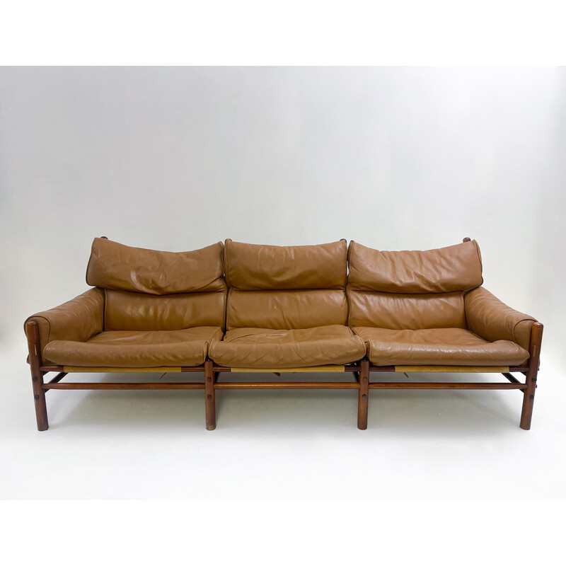 Vintage Kon Tiki sofa by Arne Norell, Sweden 1960