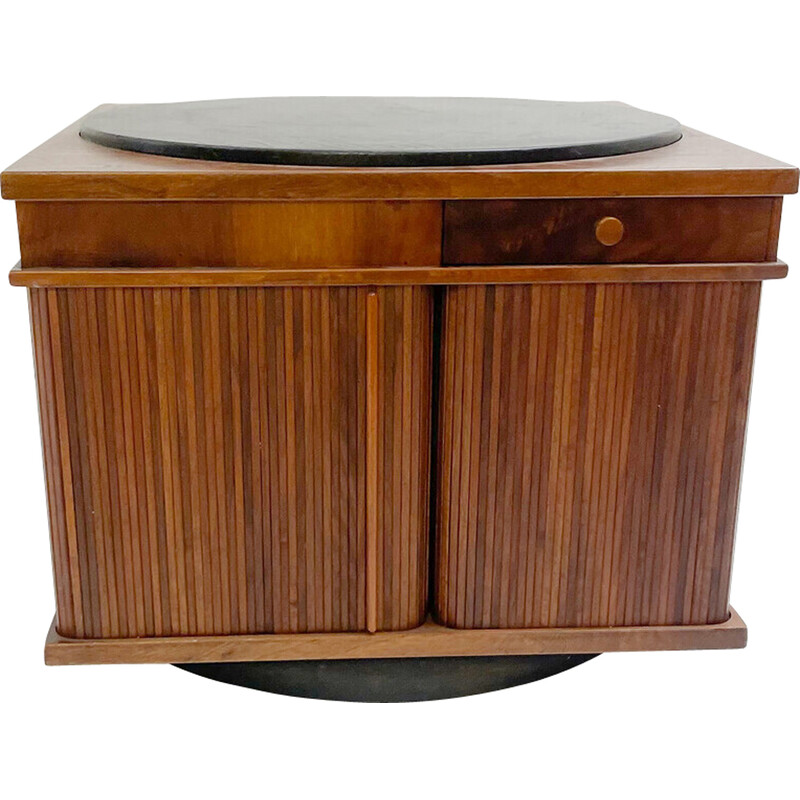 Table basse pivotante vintage par Gianfranco Frattini, Italie 1960