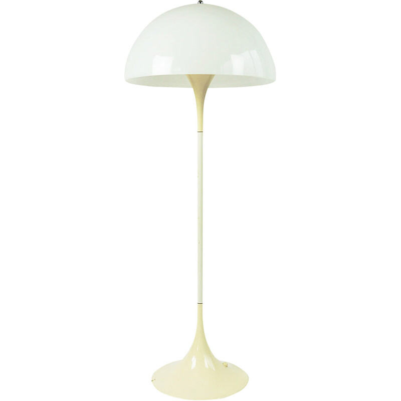 Vintage Panthella vloerlamp in wit plastic van Verner Panton voor Louis Poulsen, Denemarken 1971