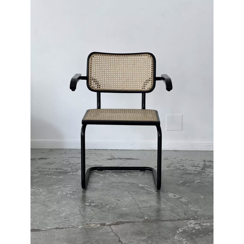 Vintage Cesca B32 metalen stoel van Marcel Breuer, 1970