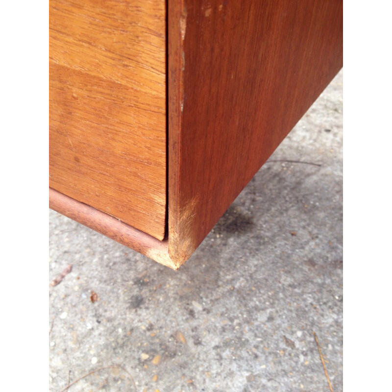 Vintage scandinavian teak desk - 1960