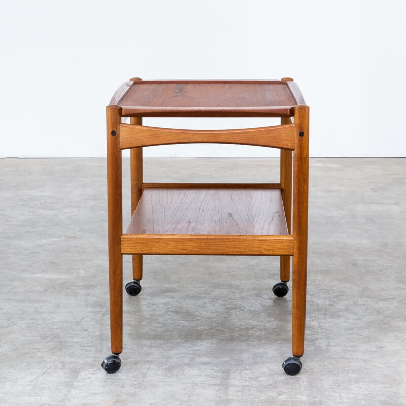 Poul Hundevad teak serving trolley for Hundevad & Co - 1960s