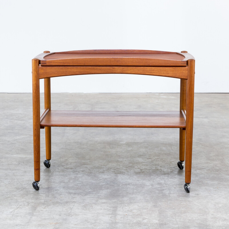 Poul Hundevad teak serving trolley for Hundevad & Co - 1960s