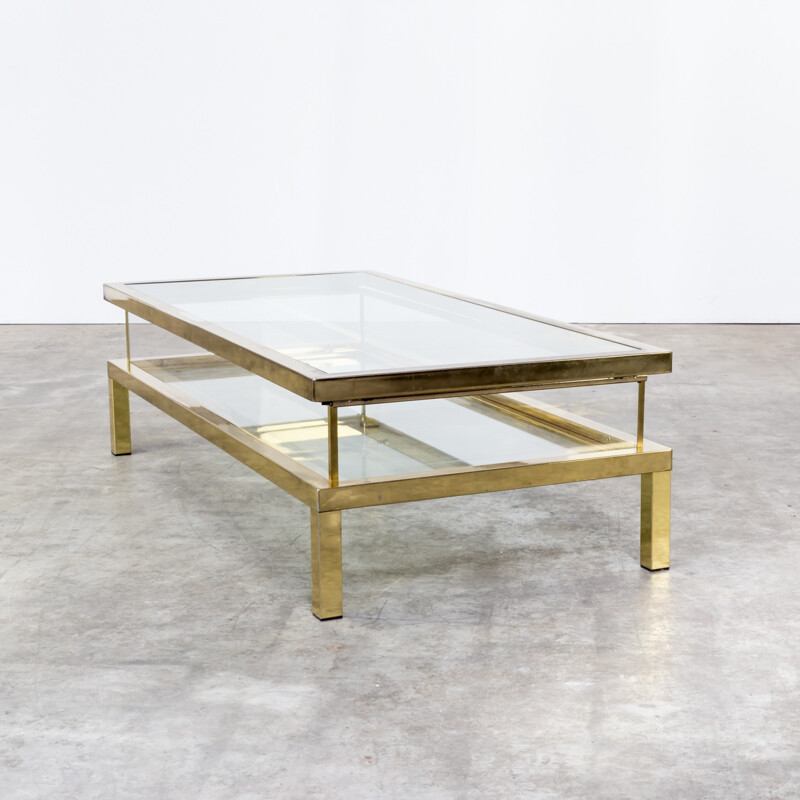 French Maison Jansen sliding coffee table - 1950s