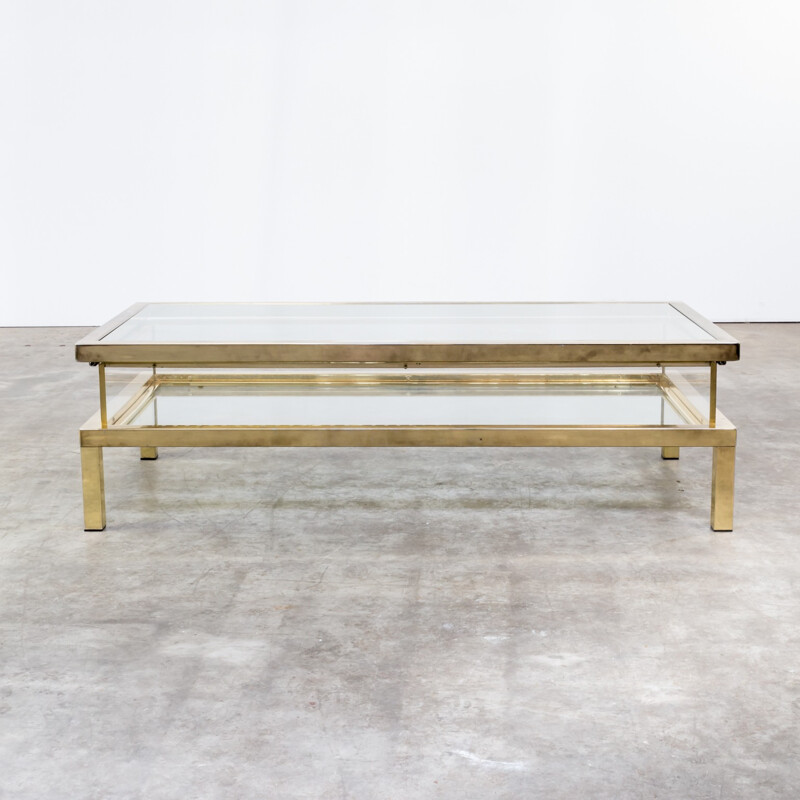 French Maison Jansen sliding coffee table - 1950s