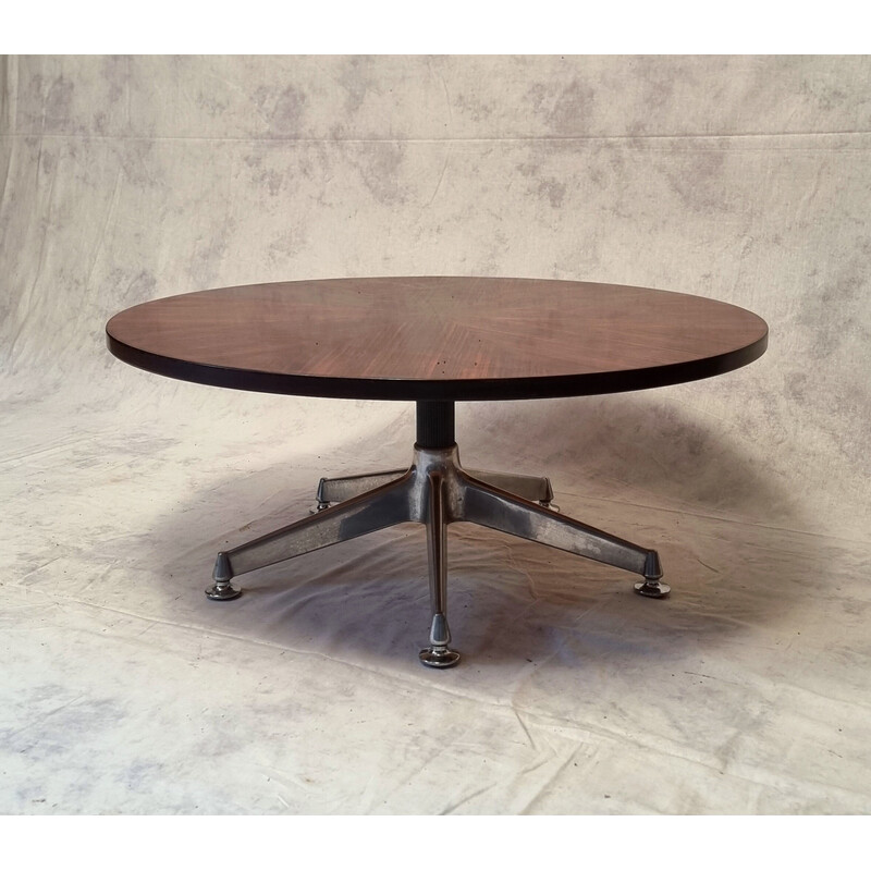 Vintage rosewood coffee table by Ico Parisi for Mim, Italy 1960