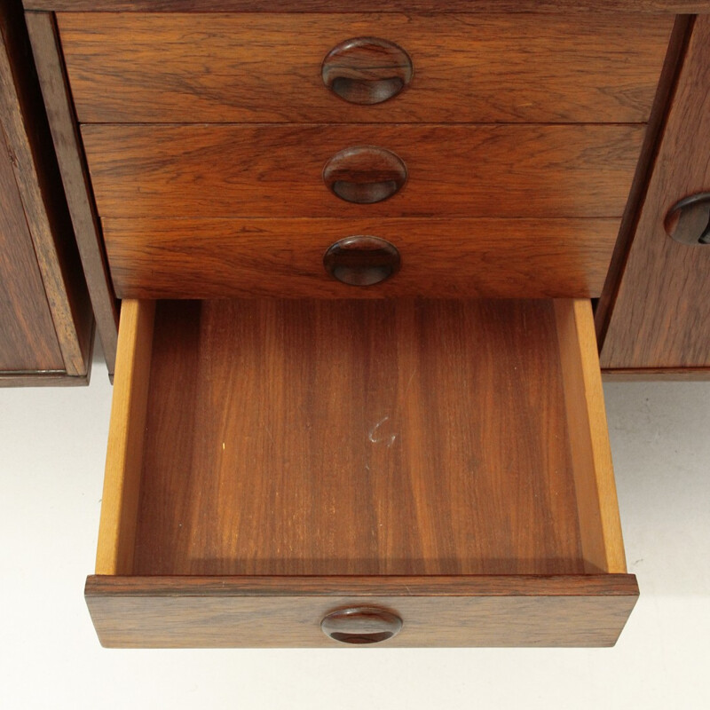 Italian rosewood wall unit - 1960s