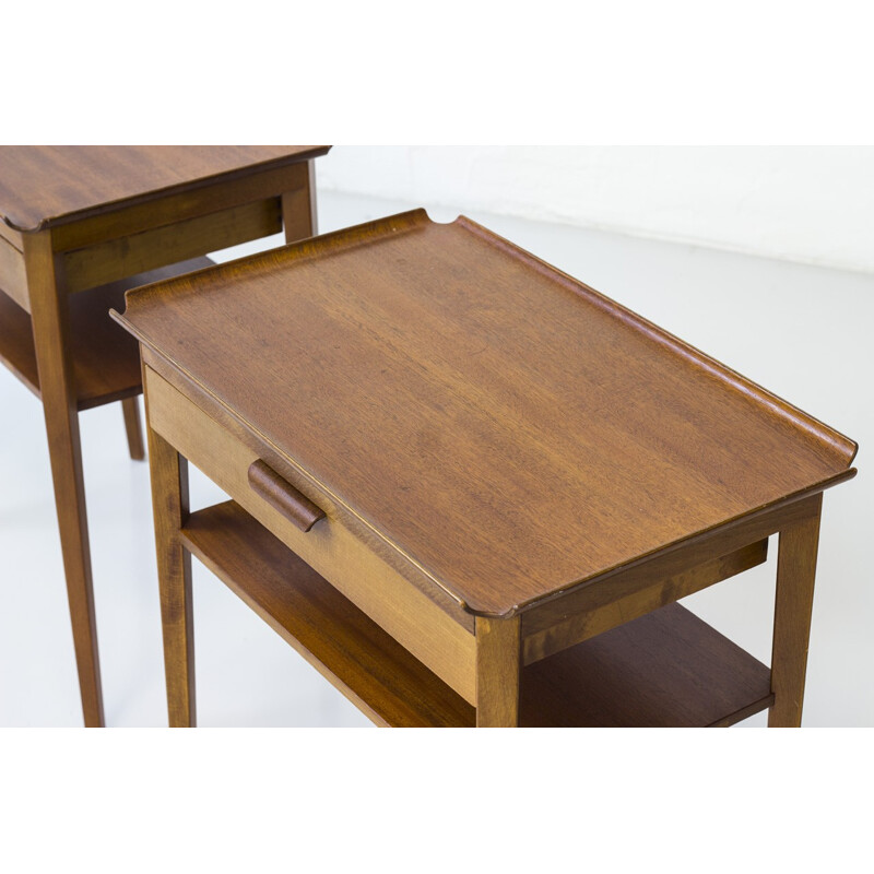 Paire de tables de chevet de Bertil Fridhagen pour Bodafors - 1950