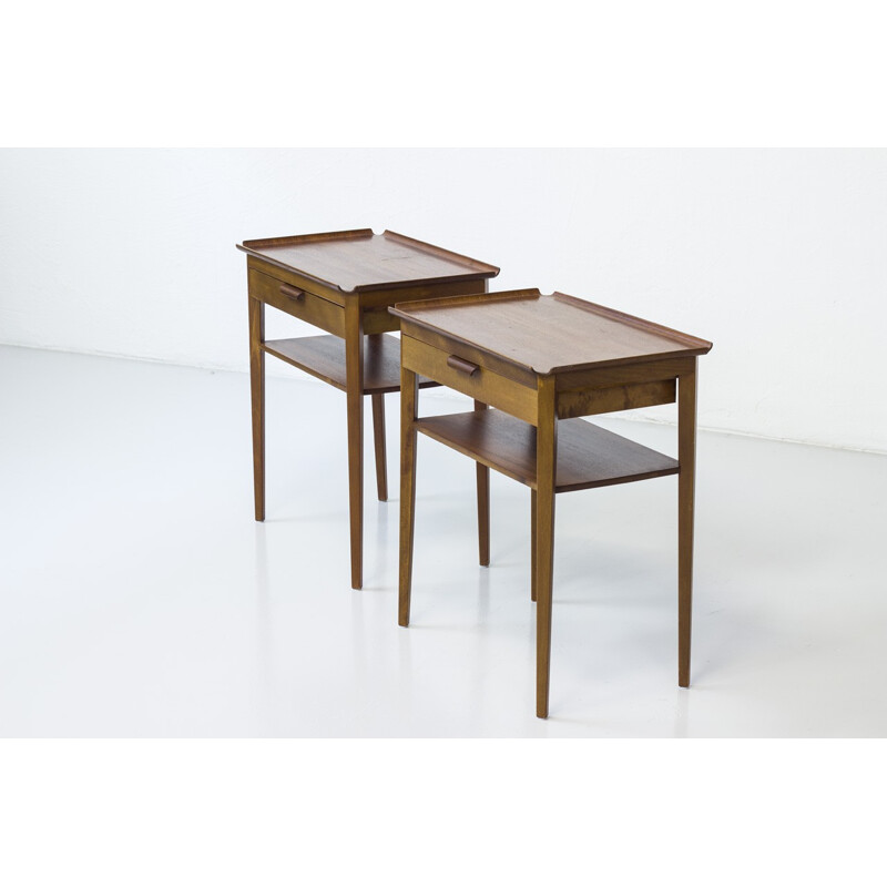 Paire de tables de chevet de Bertil Fridhagen pour Bodafors - 1950