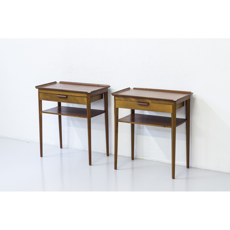 Paire de tables de chevet de Bertil Fridhagen pour Bodafors - 1950