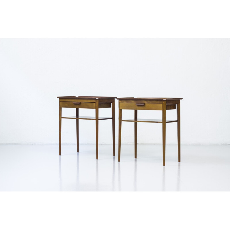 Pair of night stands by Bertil Fridhagen for Bodafors - 1950s