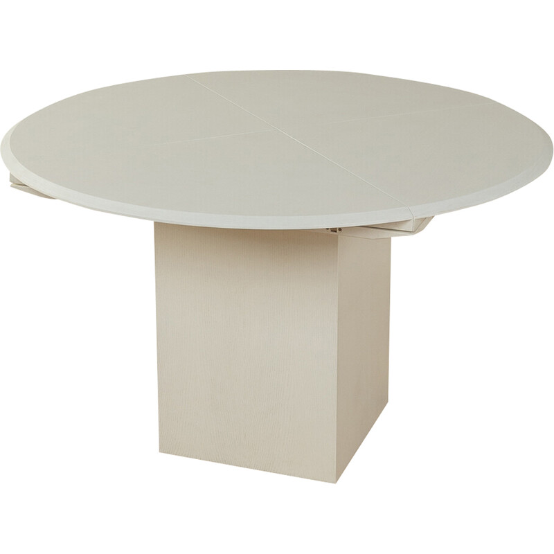 Vintage Quadrondo Tisch aus Eschenfurnier von Erwin Nagel für Rosenthal Einrichtung, Deutschland 1980