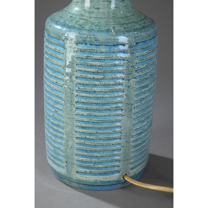 Palshus enameled ceramic lamp - 1960s