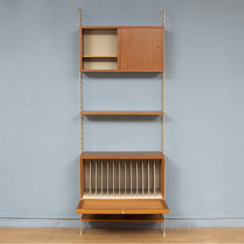 Vintage metal wall unit by Nisse Strinning, Sweden 1960