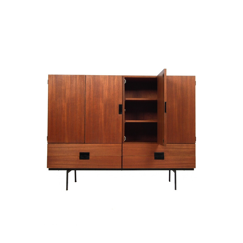 Pastoe teak highboard - 1950s