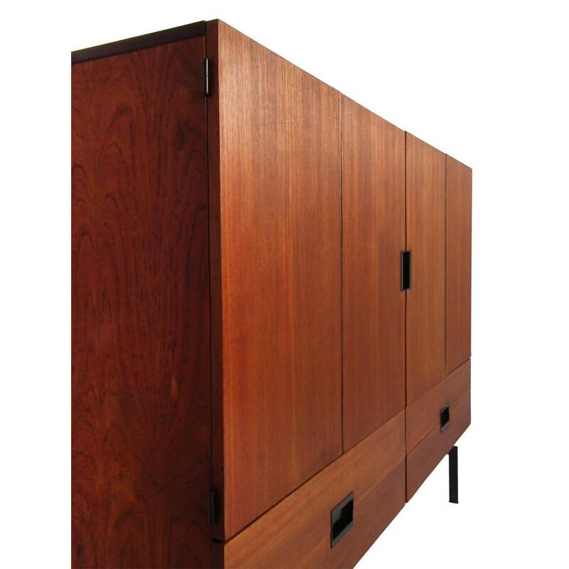 Pastoe teak highboard - 1950s