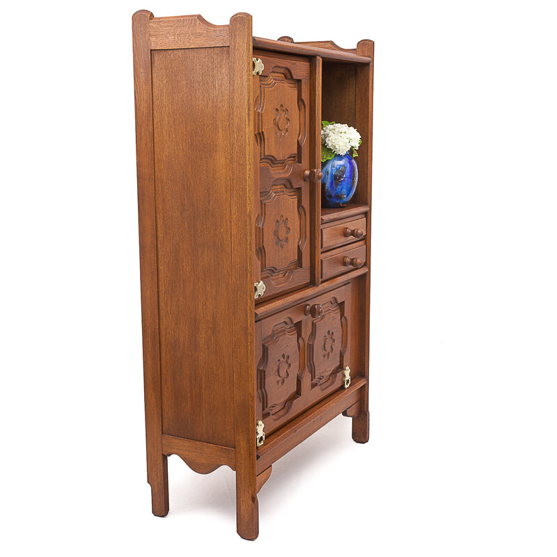 Vintage sideboard in oak by Guillerme and Chambron for Your House