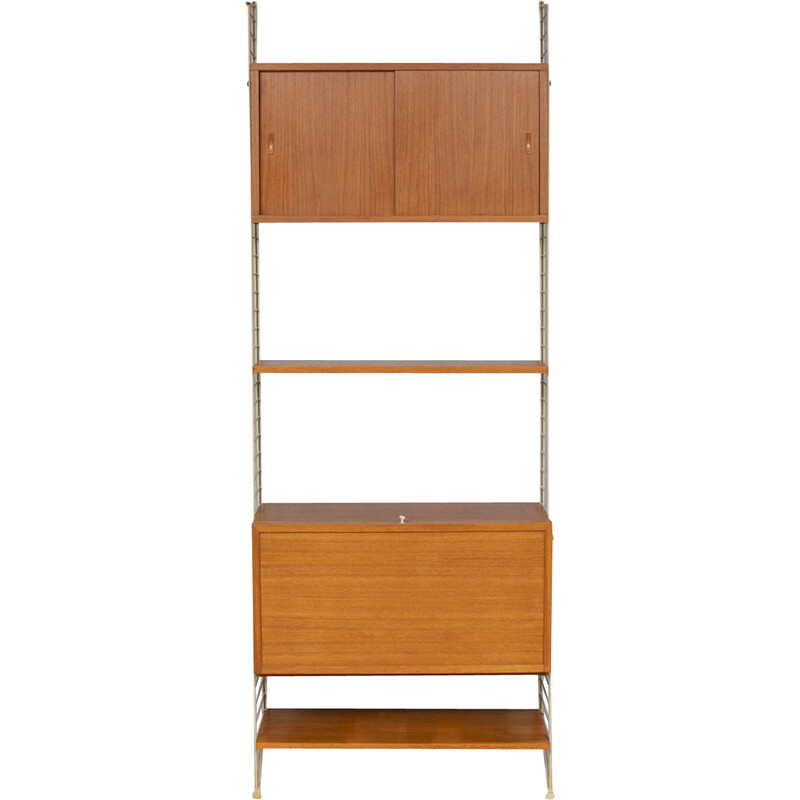 Vintage metal wall unit by Nisse Strinning, Sweden 1960