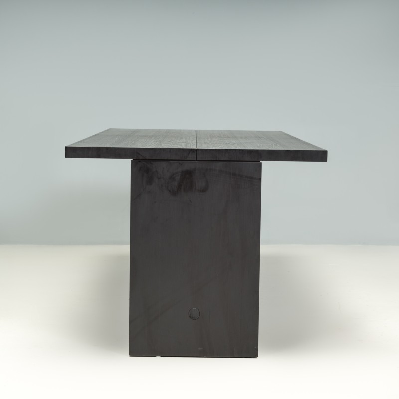 Vintage oak table by Antonio Citterio for B and B, Italy