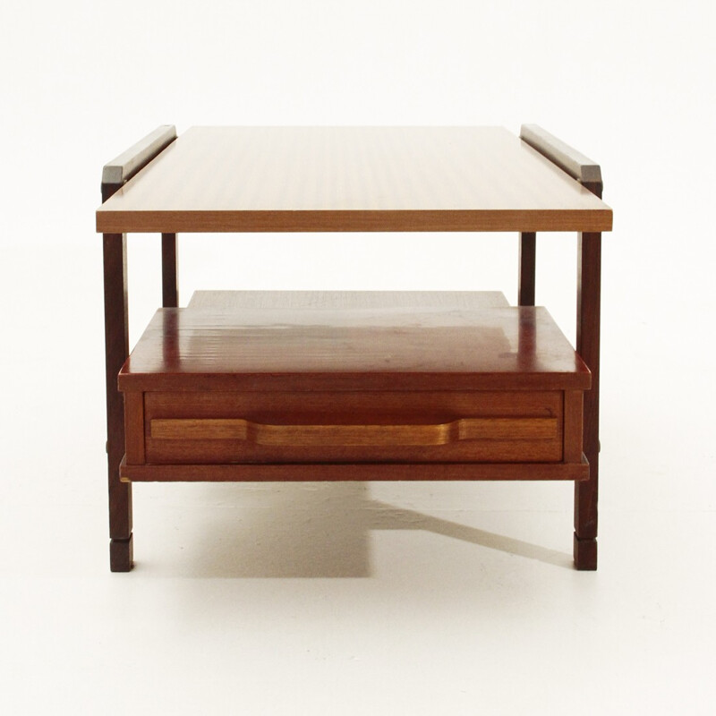 Italian coffee table in teak - 1960s