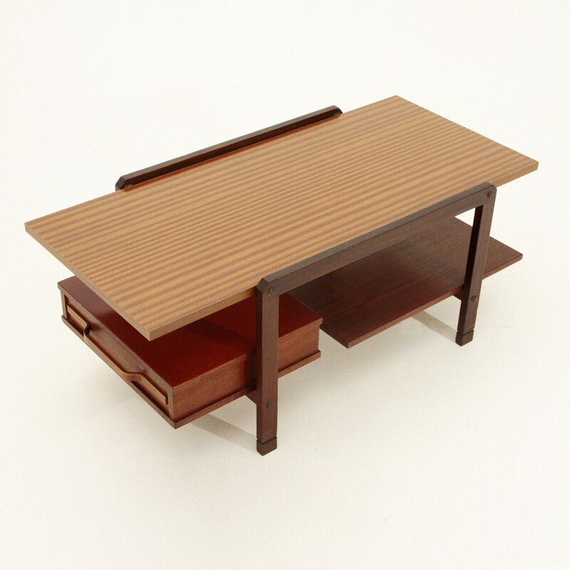 Italian coffee table in teak - 1960s