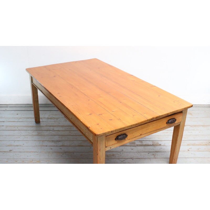 Vintage pine kitchen table