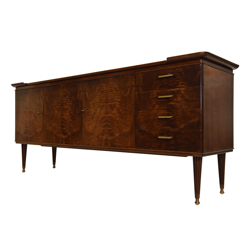 Mid-century Poly-Z walnut sideboard by A.A. Patijn for Zijlstra Joure - 1950s