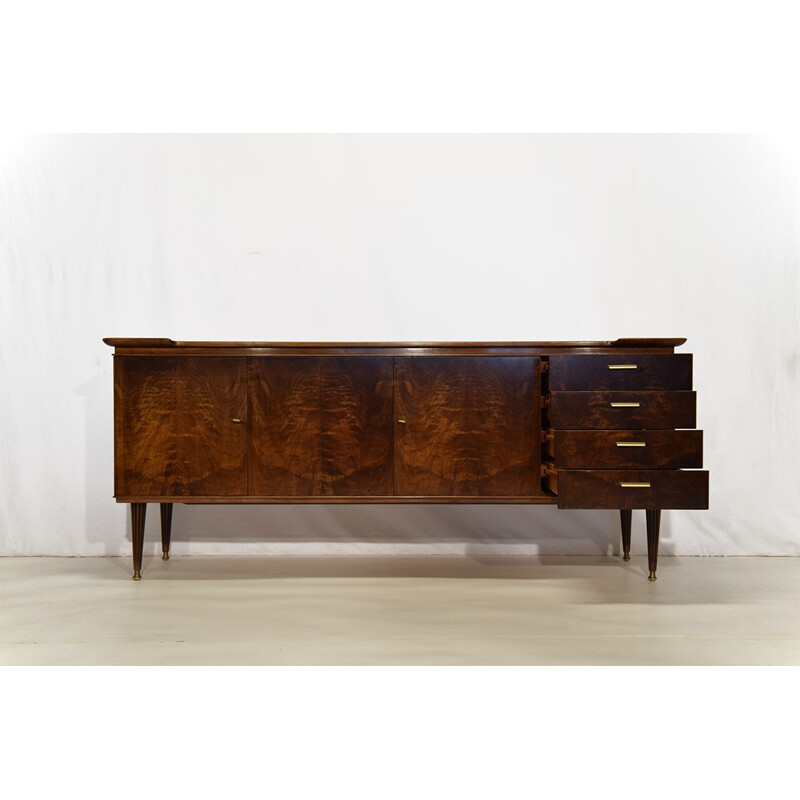 Mid-century Poly-Z walnut sideboard by A.A. Patijn for Zijlstra Joure - 1950s