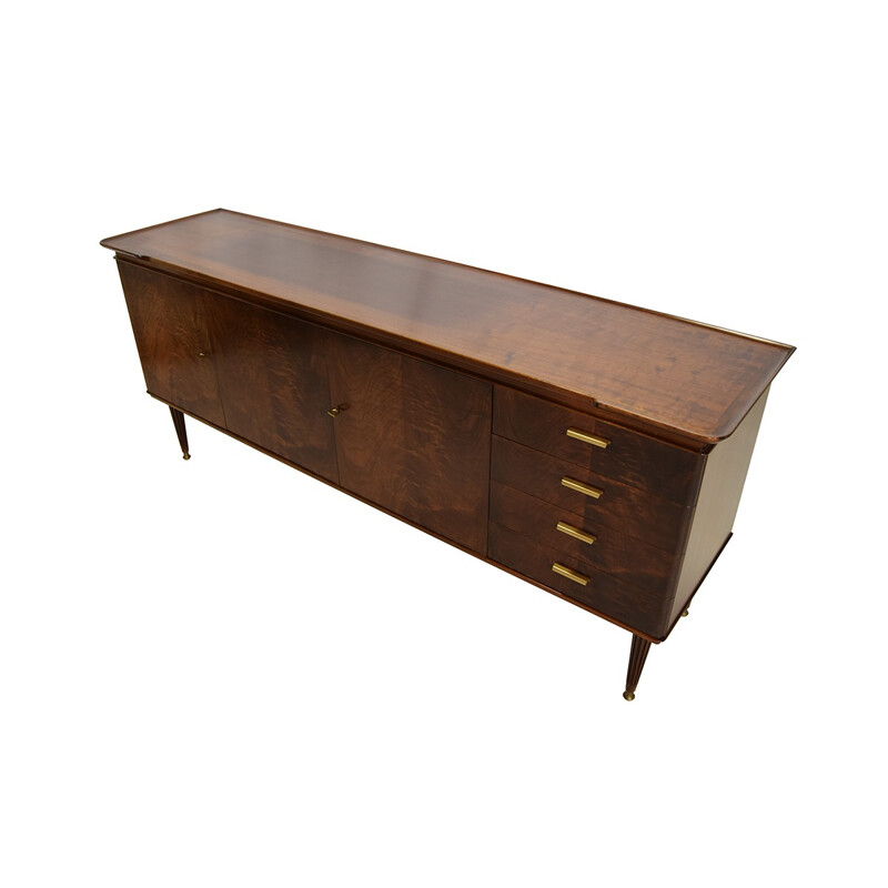 Mid-century Poly-Z walnut sideboard by A.A. Patijn for Zijlstra Joure - 1950s