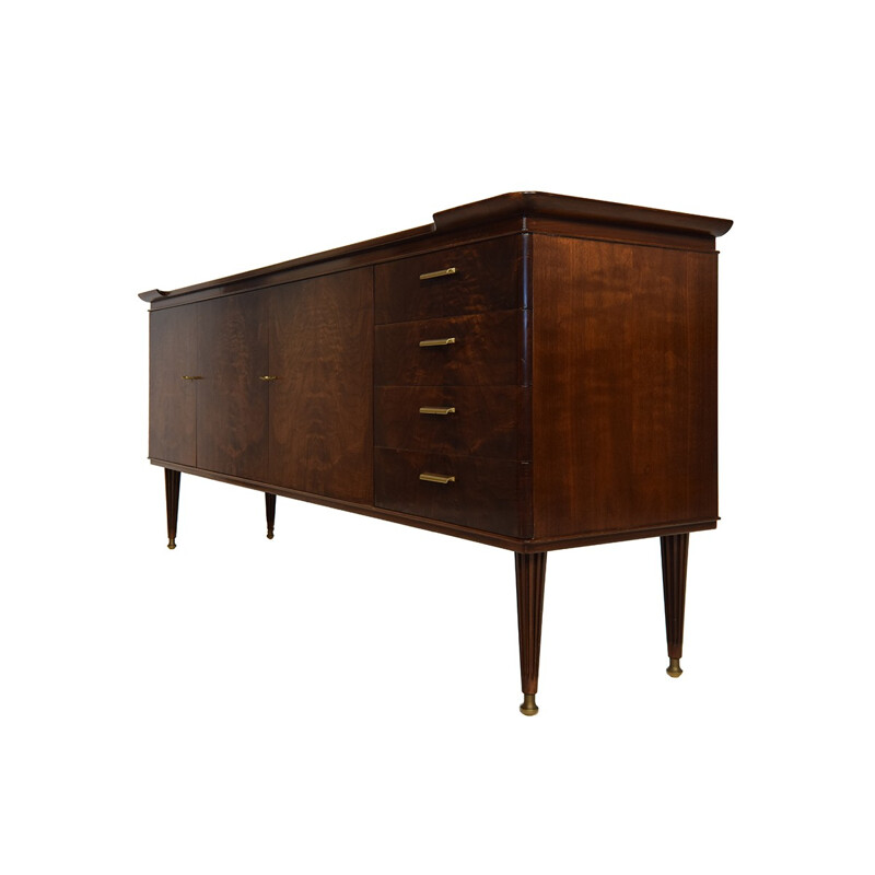 Mid-century Poly-Z walnut sideboard by A.A. Patijn for Zijlstra Joure - 1950s