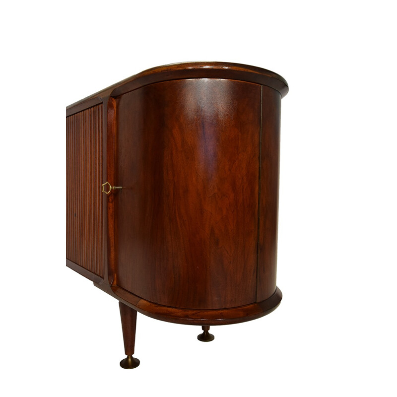 Poly-Z walnut & teak sideboard by A.A. Patijn for Zijlstra Joure - 1950s 