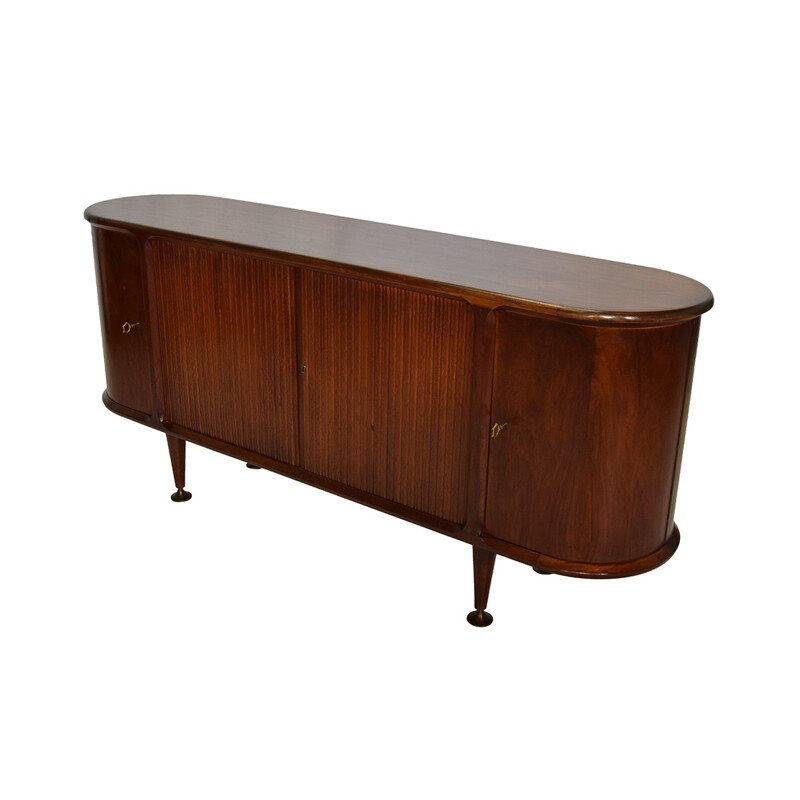 Poly-Z walnut & teak sideboard by A.A. Patijn for Zijlstra Joure - 1950s 