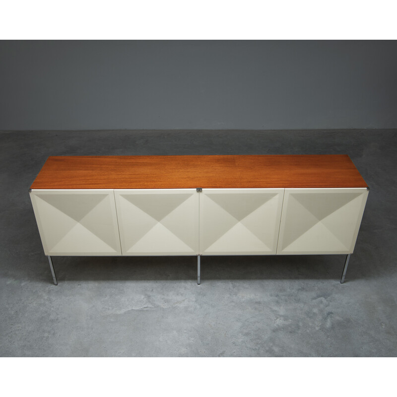 Vintage 'Pointe De Diamant' sideboard by Antoine Phillipon and Jacqueline Lecoq for Behr, Germany