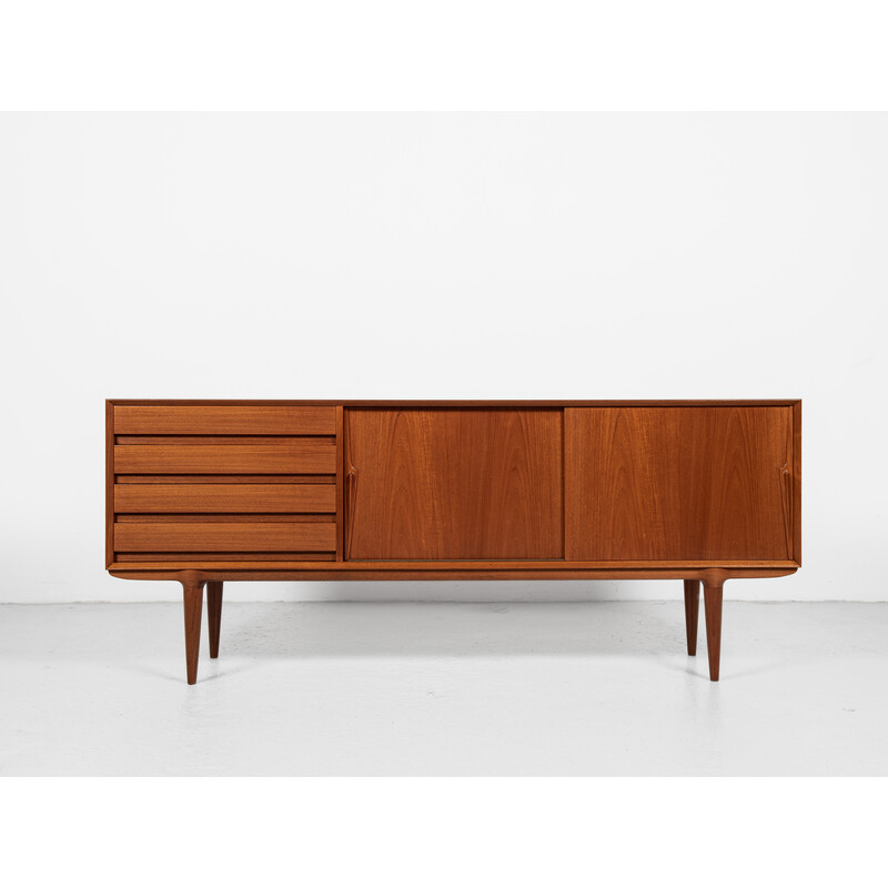 Mid century Danish sideboard in teak model 18 by Omann Jun, 1960s