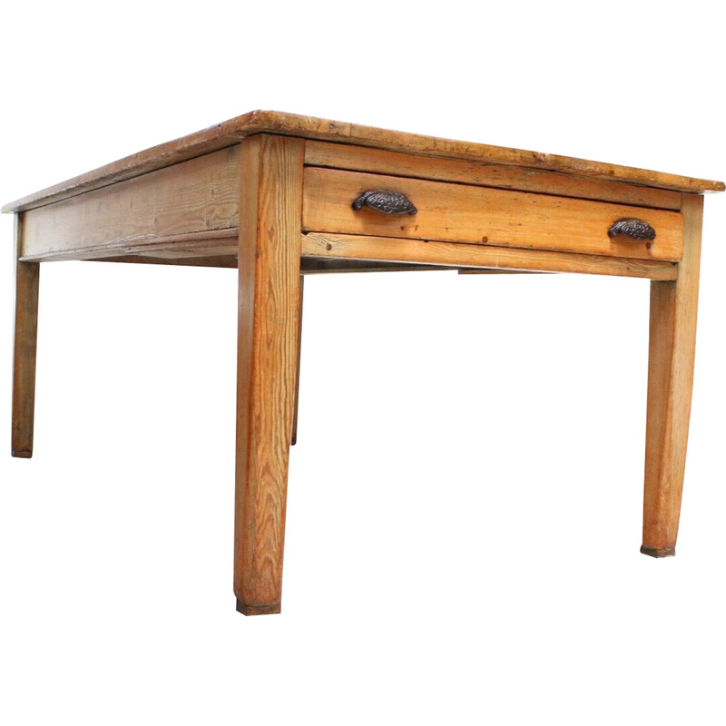 Vintage pine kitchen table