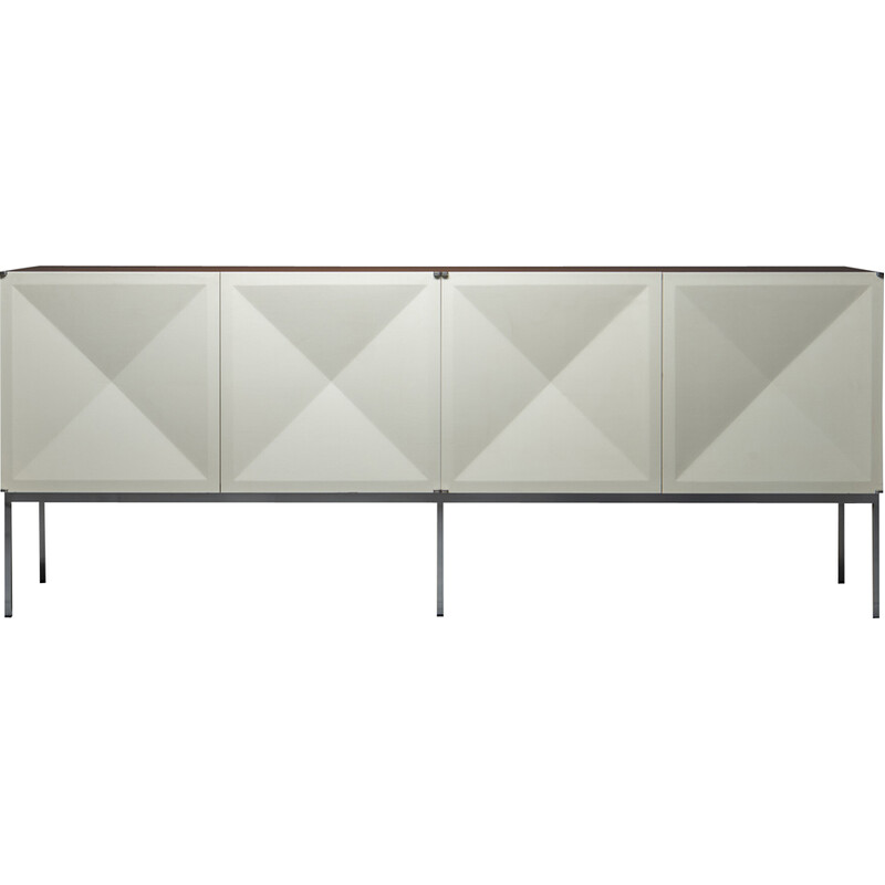 Vintage 'Pointe De Diamant' sideboard by Antoine Phillipon and Jacqueline Lecoq for Behr, Germany
