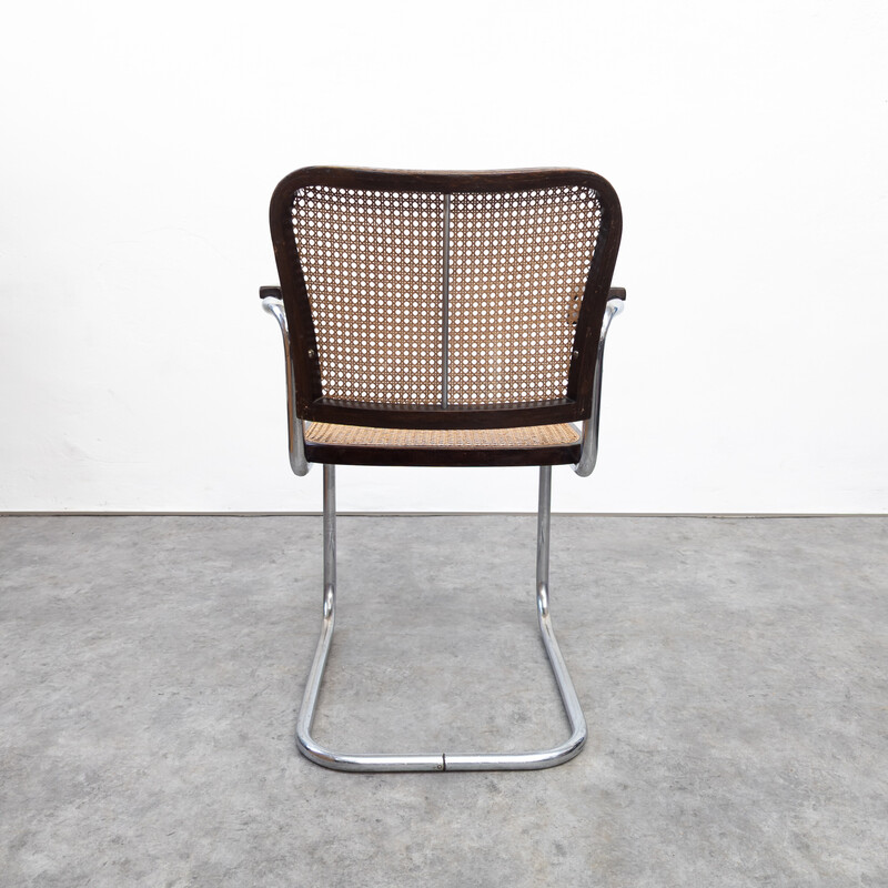 Vintage tubular steel armchair K 17 by Robert Slezák for Slezák, Czechoslovakia 1930