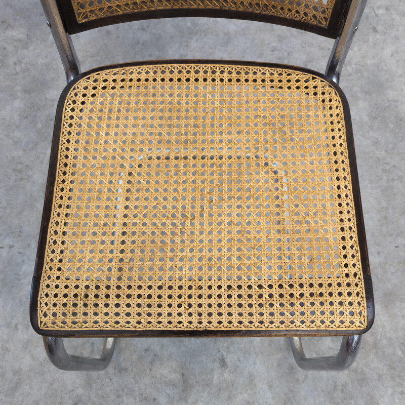 Vintage tubular steel armchair K 17 by Robert Slezák for Slezák, Czechoslovakia 1930