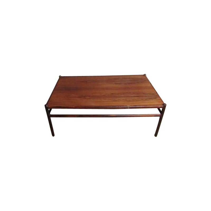 Coffee table in rosewood, Johannes ANDERSEN - 1960s