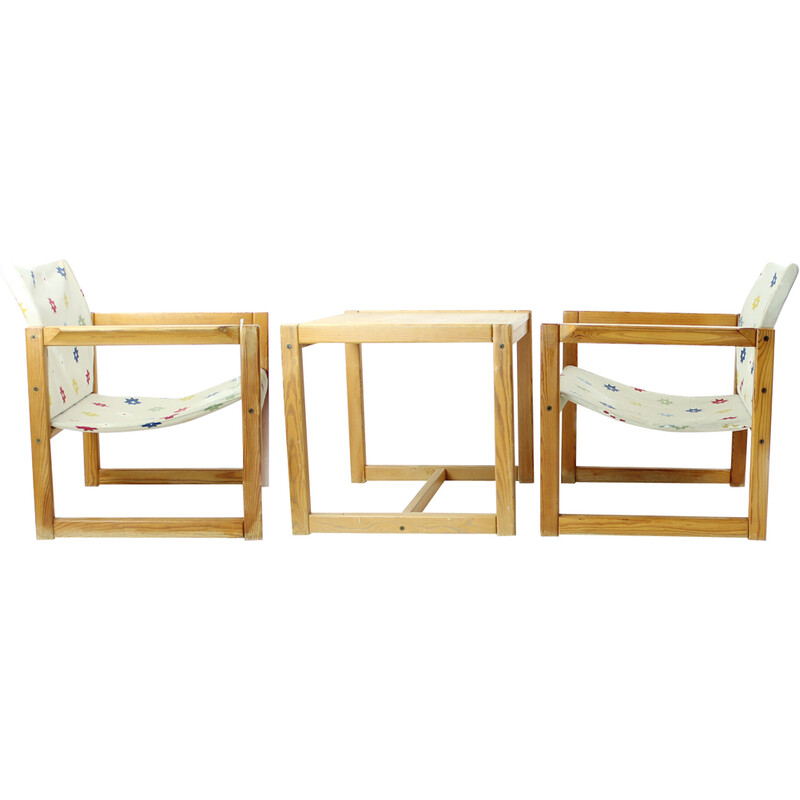 Vintage living room set by Karin Mobring for Ikea, 1970s