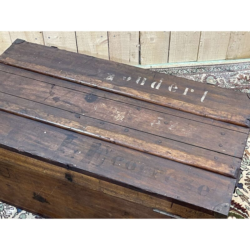 Vintage mahogany carrying case, 1930