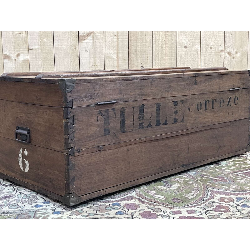 Vintage mahogany carrying case, 1930