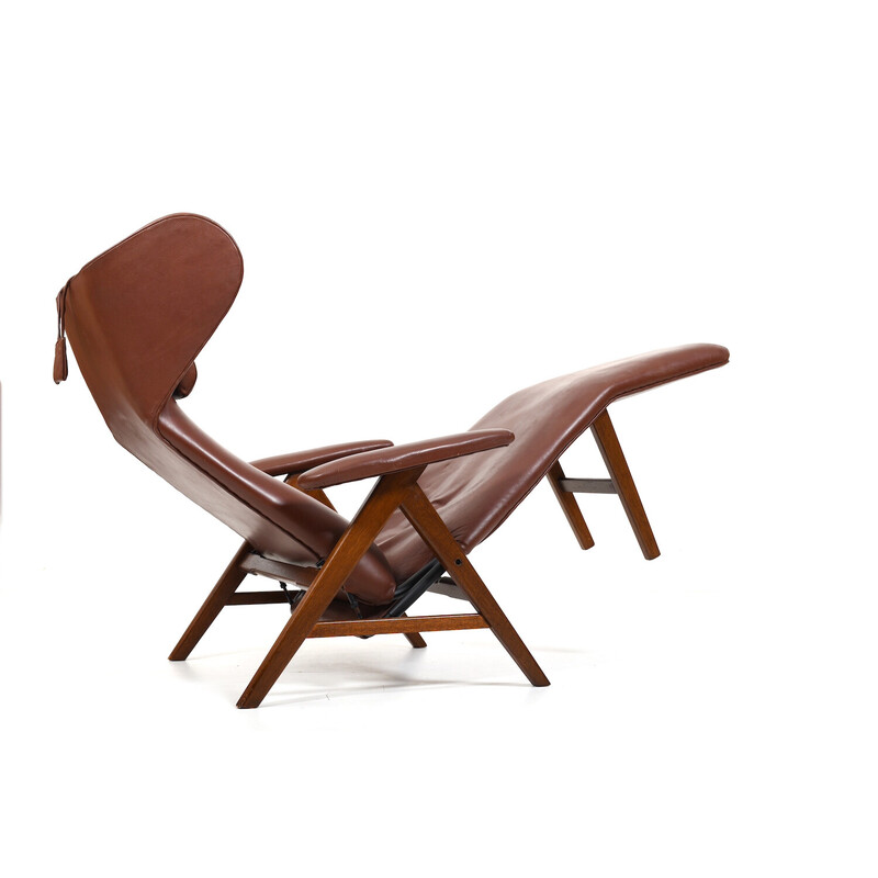 Vintage teak armchair by Henry W. Klein for Bramin, 1950s